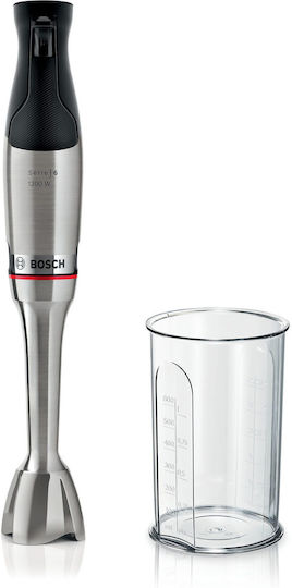 Bosch Serie 6 Ραβδομπλέντερ με Ανοξείδωτη Ράβδο 1200W Ασημί