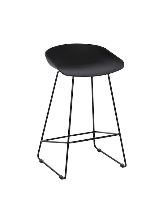 Stools Bar from Polypropylene Black 1pcs 44x44x...