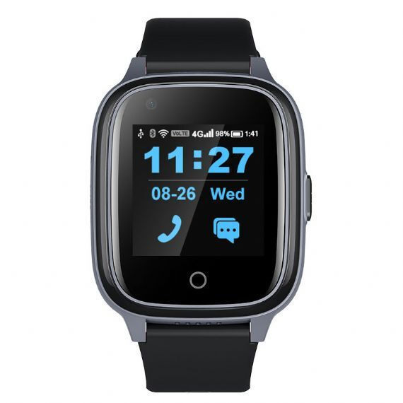 Wonlex ΚΤ17S 43mm Smartwatch με SIM (Μαύρο / Γκρι) | Skroutz.gr