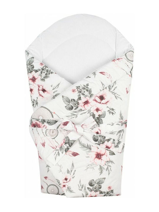 New Baby Pătură Pepinieră Swaddling pături Flowers & Feathers 100% bumbac Multicolor 75x75cm