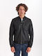 AUTHENTISCHE HERREN SCHWARZE LEDERJACKE