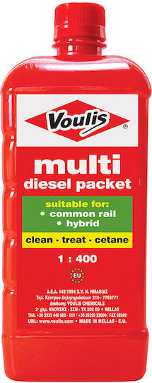 Voulis Multi Diesel Packet Πρόσθετο Βελτιωτικό Καυσίμου Αυτοκινήτου 1lt 2.10.019.1000