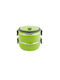 Lunch Box Plastic Green 1400ml 1pcs