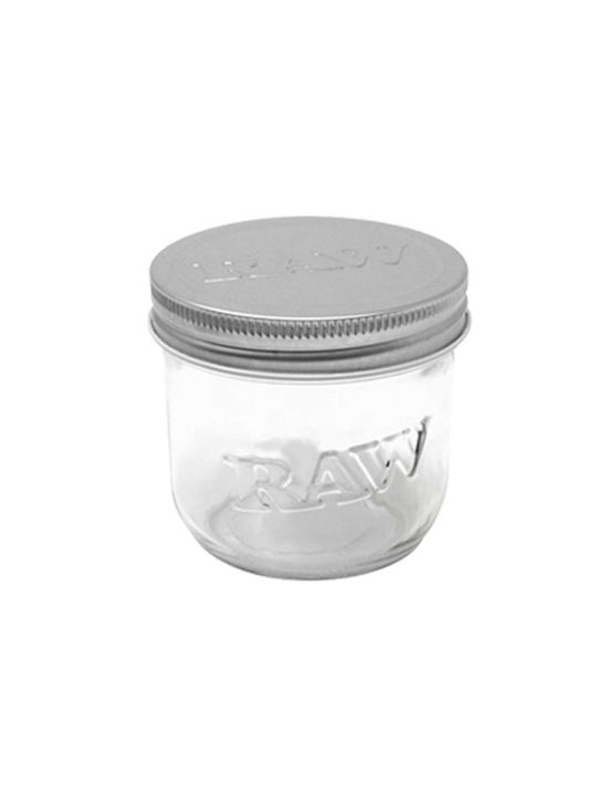 Raw Smellproof Jar Vase General Use with Airtight Lid Glass Transparent 295ml