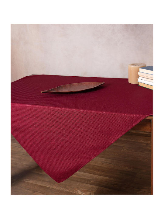 Silk Fashion Checkered Nelly Bordeaux 85x85cm
