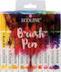 Royal Talens Brush Pen Μαρκαδόροι Σχεδίου 20mm Σετ 20 χρώματα