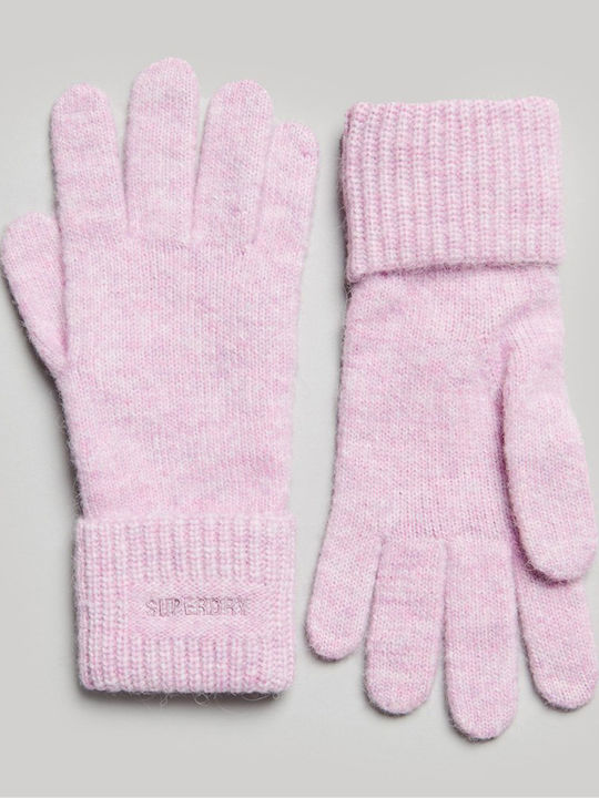 Superdry Lilac Marl Γυναικεία Πλεκτά Γάντια