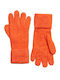 Flame Orange Женски Плетено Ръкавици