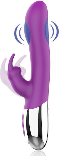 Dream Love Fun Function Combi Double Tapping Δονητής Rabbit 21cm Purple