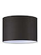Ideal Lux Round Lamp Shade Black with Diameter 30cm