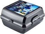 TnS Batman Kids Lunch Plastic Box Gray L16xW16xH9.3cm