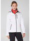 Helly Hansen Midlayer Women's Short Lifestyle Jacket Waterproof and Windproof for Winter with Hood White