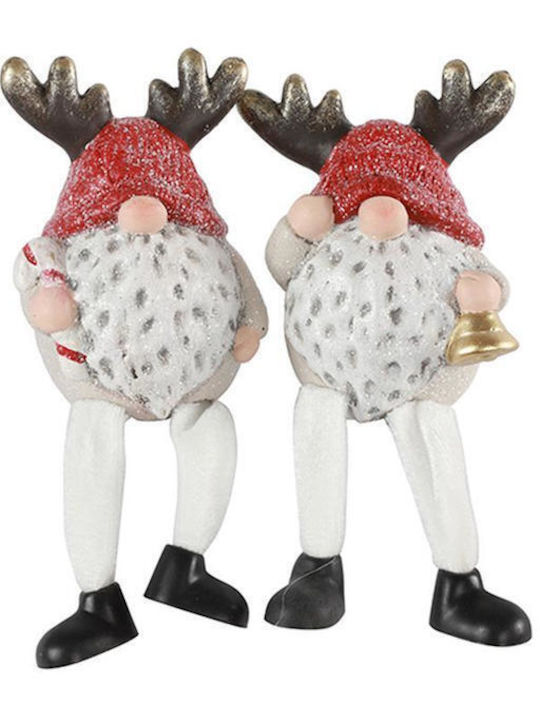 Atmosphera Christmas Ceramic Figure Dwarf Height 11cm (Μiscellaneous Designs)