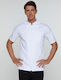 Ayo Coat Chef 100% Cotton made White with Short Sleeve 22CJU3
