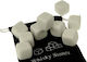 Whisky Stones Διακοσμητικά Παγάκια Πέτρινα με Θήκη Αποθήκευσης 9τμχ