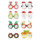 Christmas Glasses 8pcs Paper 8pcs