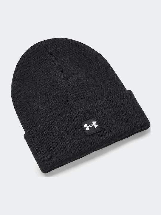 Halftime Beanie Beanie Knitted in Black color