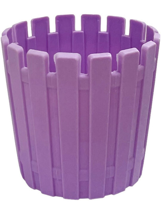 Small Plastic Masco 5,9 x 6,4cm - Purple