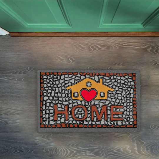 San Lorentzo Входен Килим Килим Home Stone Сив 40x70см 4100147 Сив San Lorentzo Входен Килим Килим Home Stone Сив 40x70см 4100147 Сив