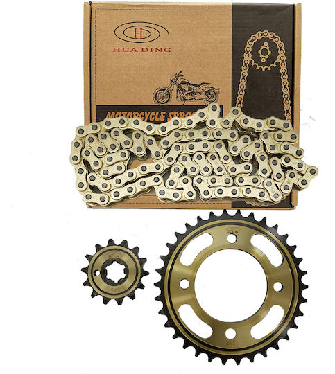 Chain & Sprocket Kit for Yamaha Crypton S 115 420H-110L