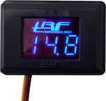 Trf H Vmb Car Voltmeter Digital Instrument with Blue Illumination 12VDC