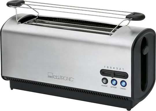 Clatronic TA 3687 Toaster 2 Schlitze 1200W Inox