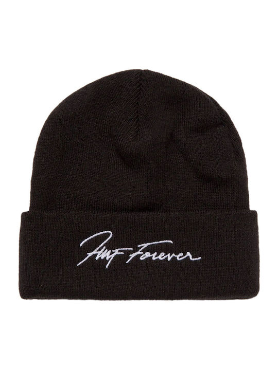 Forever Beanie Ανδρικός Σκούφος Πλεκτός σε Μαύρο χρώμα