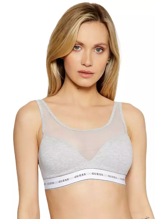 Guess Women's Sports Bra without Padding Gray