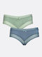 Women's Brazil 2Pack with Lace Blue/Green