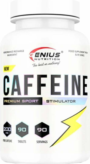 Genius Nutrition Кофеин 200мг Добавка за Памет и Концентрация 90 Таблетки