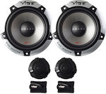 Vibe Set Auto-Lautsprecher Pulse 6C-V0 Autolautsprecher 6.5" mit 80W RMS (2 Weg)