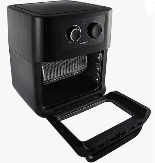 Sokany Air Fryer 10lt Μαύρο SK-003