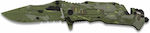 Martinez Albainox Penknife Taschenmesser Army Camo mit Klinge aus Rostfreier Stahl