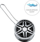 Simoni Racing Αρωματικό Κρεμαστό Αυτοκινήτου Chrome Wheel Ocean Breeze