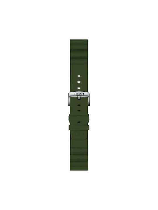 Tissot Καουτσούκ Λουράκι Πράσινο 21mm