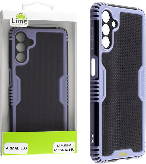 Armadillo Umschlag Rückseite Silikon Blau (Galaxy A04s)