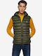 Sleeveless Jacket Puffer Khaki