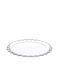 Espiel Petite Patisserie Platou de Servire Oval din Porțelan Transparentă 26.4x26.4buc 6buc