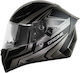 Origine Strada V128 Gravieter Matt Black Motorcycle Helmet Full Face ECE 22.05 with Sun Visor