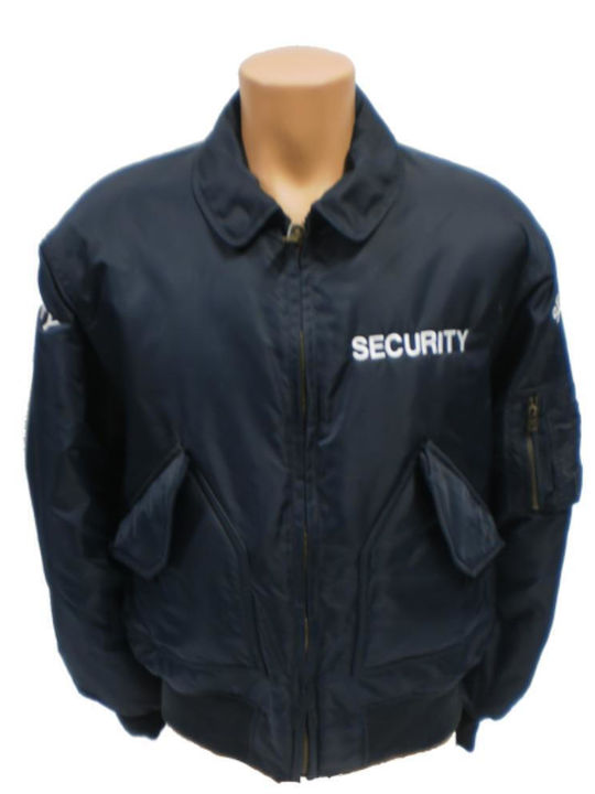 Flight Jacket Security Blue