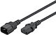 Goobay IEC C13 - IEC C14 Kabel 2m Schwarz (50081)