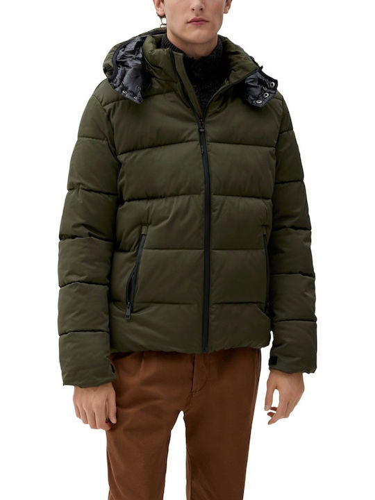 Red Lebel Winter Jacket Puffer Khaki