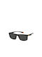 Polaroid Men's Sunglasses with Black Plastic Frame and Gray Lens PLD2134/S 8LZ/M9