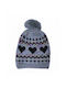 Jugendliche Mädchen gestrickte Beanie 01452 - Grau