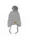 Kids Knitted Beanie with Ears 00070 - Grey