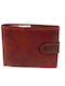 AN Leather Men's Wallet Classic Burgundy