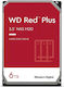 Western Digital Red Plus 6TB HDD Hard Drive 3.5" SATA III 5400rpm with 256MB Cache for NAS WD60EFPX