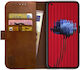 Rosso Element Brieftasche Synthetisches Leder Braun (Nothing Phone 1)
