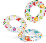 Intex Lively Print Kids' Swim Ring with Diameter 51cm. for 6-10 Years Old (Assortment Designs)