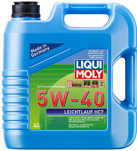 Liqui Moly Leichtlauf HC7 Car Oil 5W-40 4lt